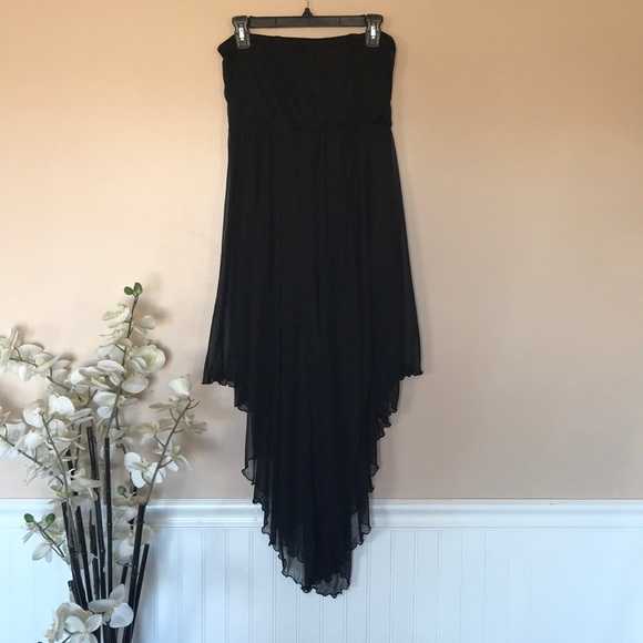 🍁4 for $25 Strapless sequined black dress - Picture 2 of 7